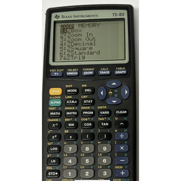 Texas Instruments TI-83 Plus Graphing Calculator w/Cover math student school - Picture 4 of 7